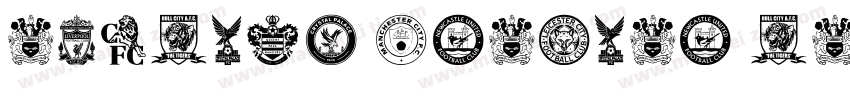 English Premier League Font 201字体转换